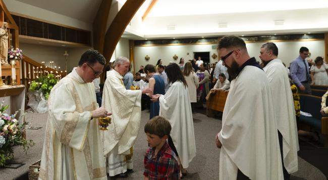 Zachary Taylor and Shawn Kempkes First Communion